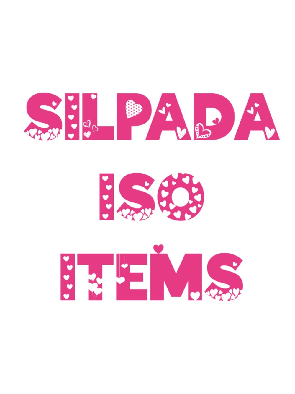SILPADA ISO LIST
